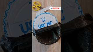 DIY reusing plastic container as dustbin avirgoartistry [upl. by Einnej]