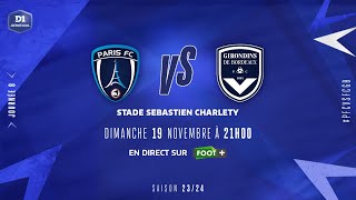 J8  Paris FC – FCG Bordeaux 10 le résumé  D1 Arkema I FFF 20232024 [upl. by Kajdan814]