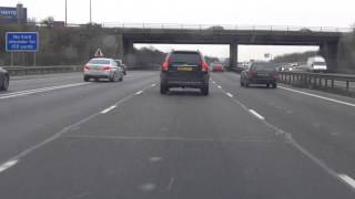 UK Motorways  M40S  J10 Northampton [upl. by Nyladnar]