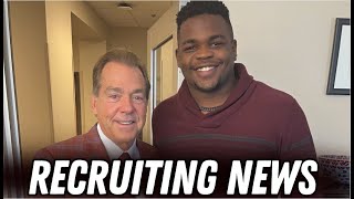 The recruiting grind does not stop for Nick Saban  Alabama Crimson Tide Recruiting News [upl. by Derinna]