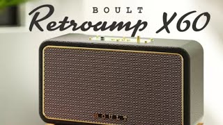 Boult Retroamp X60⚡Retro Style Speaker  60w Peak Output  Specifications And Price 🔥 [upl. by Eirallam]