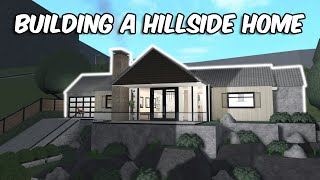 Building My Subscriber A HILLSIDE HOME in BLOXBURG [upl. by Joleen]