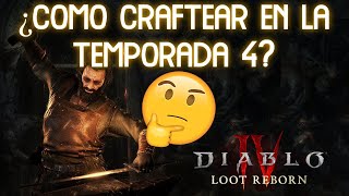 DIABLO IV EL HERRERO EN LA TEMPORADA 4 👀 GUIA [upl. by Losiram631]