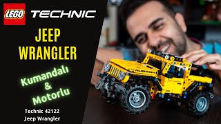 LEGO Technic 42122 Jeep Wrangler RC amp Motorlu İnceleme [upl. by Erdne4]