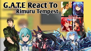 GATE React to Rimuru Tempest  Spacial Au  CrossOver  Wattpad AU  Part 12 [upl. by Larrie617]