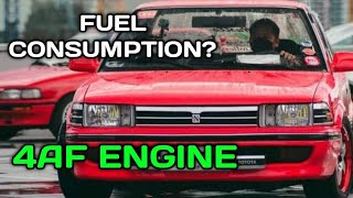 TOYOTA COROLLA 4AF ENGINE FUEL CONSUMPTION TAGALOG [upl. by Phipps22]