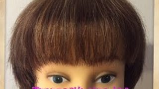 Como Cortar un Fleco  How to Cut Bangs [upl. by Ecnahoy892]