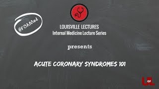 Acute Coronary Syndrome 101 with Dr Brown [upl. by Eelinnej]