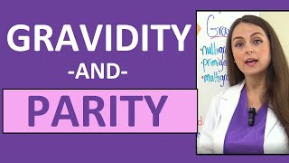 Gravidity and Parity Examples Maternity Nursing NCLEX Review Gravida amp Para [upl. by Nannah]