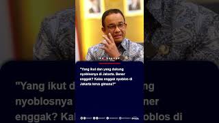 Anies Baswedan Sindir Calon Gubernur Jakarta yang Tidak Nyoblos di Jakarta aniesbaswedan jakarta [upl. by Sarene]