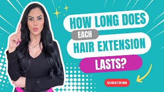 How Long Do Hair Extensions REALLY Last [upl. by Gaidano]