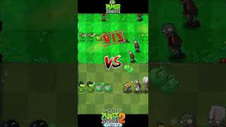 Pvz 2 Vs Pvz  Mega Gatlling pea Cabbage pult Plant Team Vs Newspaper zombie Team shorts [upl. by Peirce756]