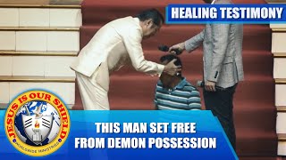 THIS MAN SET FREE FROM DEMON POSSESSION [upl. by Gabriel]