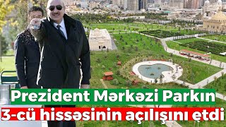 Mərkəzi Parkın üçüncü hissəsinin görüntüsü [upl. by Garmaise]