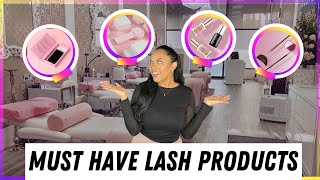 Beginner Lash Tech Products YOU Need  Eyelash Extensions Supplies [upl. by Sokcin]