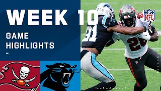 Buccaneers vs Panthers Week 10 Highlights  NFL 2020 [upl. by Eugenia]