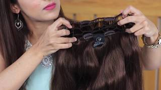 How to Use Hair Extensions  Partial Wig [upl. by Oicram]