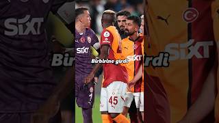 Muslera ile Kerem Demirbay birbirine girdi shorts futbol galatasaray [upl. by Warthman]