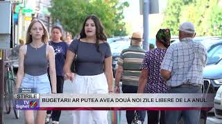 07 BUGETARII AR PUTEA AVEA DOUĂ NOI ZILE LIBERE DE LA ANUL [upl. by Sandie]