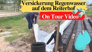 Versickern Regenwasser  Versickerung Abwasser Kleinkläranlagen on Tour Video 💦✅ [upl. by Yasmar]