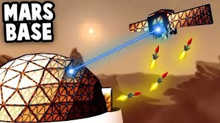 SPACE FORT BATTLE  Top SECRET Mission to Mars Forts Multiplayer Gameplay [upl. by Aniras]