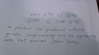 NON GMO PRODUCTS [upl. by Call]