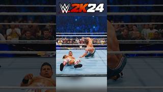 Wwe 2k24 John Cena vs miz first gameplay wwe2k24 gaming [upl. by Nerrawed]