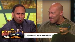 LAVAR BALL vs STEPHEN A SMITH BATTLE REACTION [upl. by Arev413]