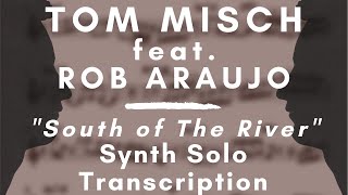 Tom Misch  South Of The River Synth Solo Transcription [upl. by Ehtnax778]