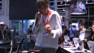 Musikmesse 2011 Roland RC30 Loop Station Demo by Rico Loop [upl. by Nehtiek]