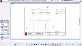 Comment imprimer le ferraillage dune poutre sur une même feuille dans robot [upl. by Lebasy525]
