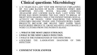 MICROBIOLOGY CLINICAL QUESTIONS FOR MBBS [upl. by Akihdar991]