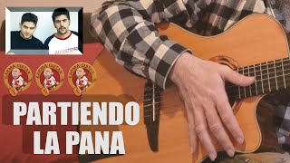 Como tocar PARTIENDO LA PANA en GUITARRA  Tutorial ESTOPA 1 [upl. by Filberte526]