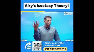 Airys Isostasy Theory upscpreparation civilserviceexam iasaspirants shorts [upl. by Durst366]