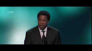 Denzel discurso emocionante e inspirador oscar 2017 [upl. by Harbot]