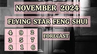 NOVEMBER 2024 ⭐️ FLYING STAR FENG SHUI FORECAST ⭐️ [upl. by Oratnek]