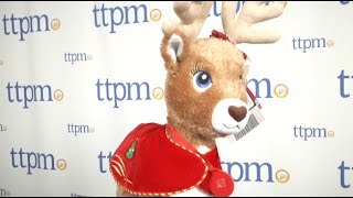 BuildABear Team Santa Reindeer Plush Doll Review [upl. by Atoked]