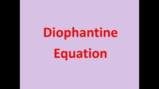 Introduction  Diophantine equation [upl. by Viole]