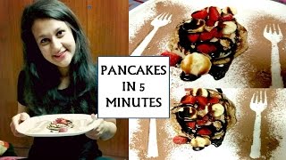 PANCAKES in 5 minutes  Shirin Talwar [upl. by Rednasyl517]