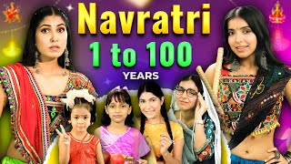 People In Navratri  1 to 100 Years  Indian Festivals  Anaysa [upl. by Macleod752]