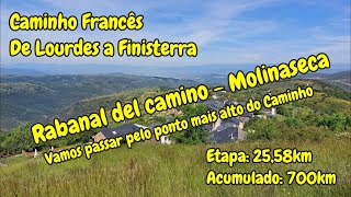 Dia 33 Caminho de Santiago  Etapa de Rabanal del camino a Molinaseca Caminho Francês [upl. by Assinna]