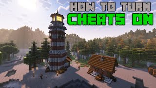 How to Turn Cheats on in Minecraft [upl. by Bartosch]