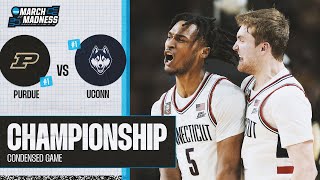 UConn vs Purdue  2024 mens National Championship extended highlights [upl. by Ancalin]