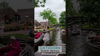 Boat Tour in Giethoorn Village  Dutch Venice [upl. by Yennej311]