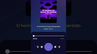 Audiolibro  el hombre en busca de sentido [upl. by Illak616]