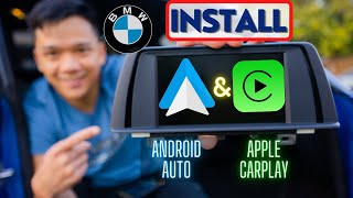 BMW Apple Carplay setup  Android Auto BMW setup  BMW m235i  m235i [upl. by Alyos]