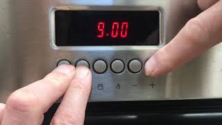 Changeset the time on Lamona oven clock [upl. by Yorel241]