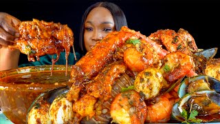 KING CRAB SEAFOOD BOIL MUKBANG  DESHELLED  SEAFOOD BOIL MUKBANG  Seafood  Mukbang [upl. by Samuel660]