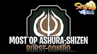 OP ASHURASHIZEN BURST COMBO😳 250K DMG  Shindo Life [upl. by Notnats]