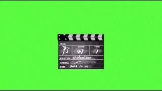 Clapperboard Green Screen  Chroma Key [upl. by Anirbac]